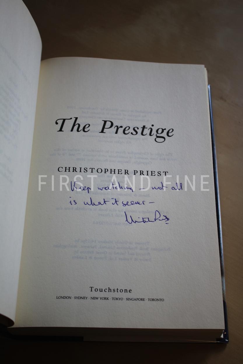 Priest, Christopher (1995) 'The Prestige', signed first edition - Image 2