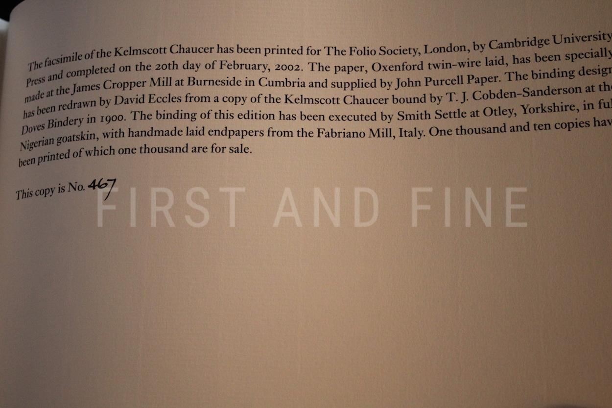Chaucer, Geoffrey (2002) 'The Works of Geoffrey Chaucer', Folio Society limited edition - Image 3