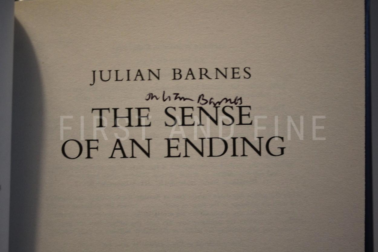 Barnes, Julian (2011) 'Sense of an Ending', UK signed first edition - Image 2