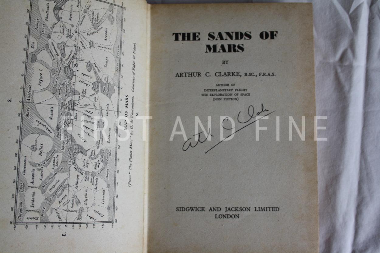 Clarke, Arthur C (1951) 'The Sands of Mars', signed first edition - Image 3