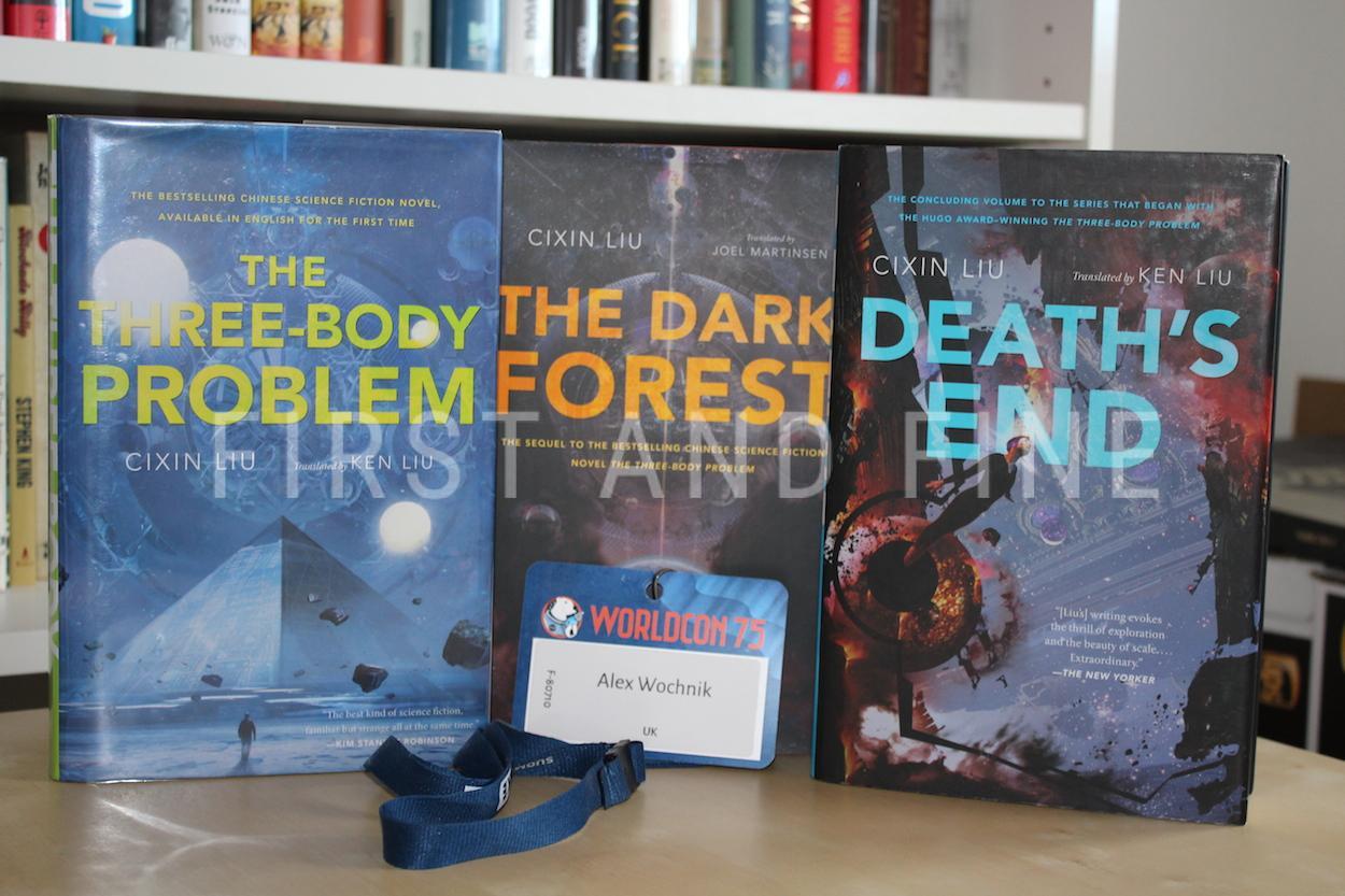 Liu, Cixin (2014, 2015, 2016) 'The Three-Body Problem', signed US first editions
