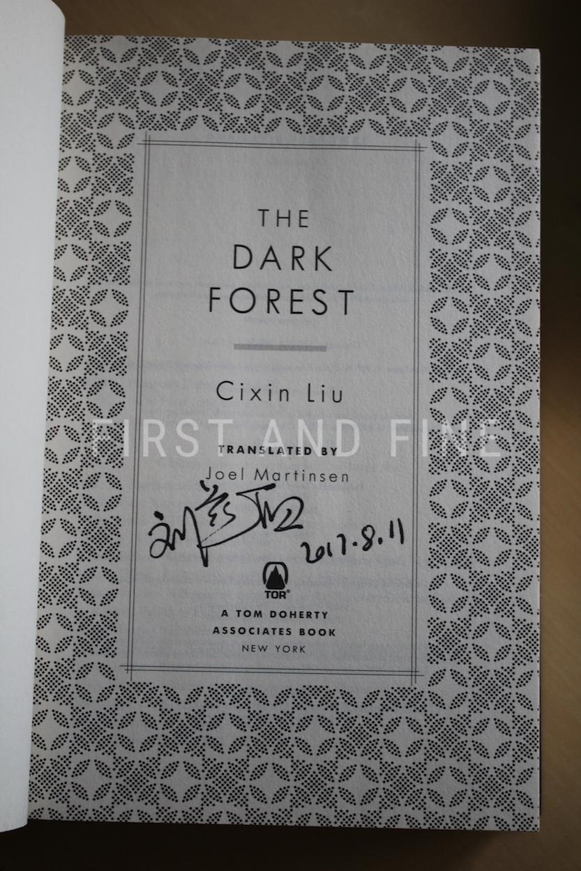Liu, Cixin (2014, 2015, 2016) 'The Three-Body Problem', signed US first editions - Image 4