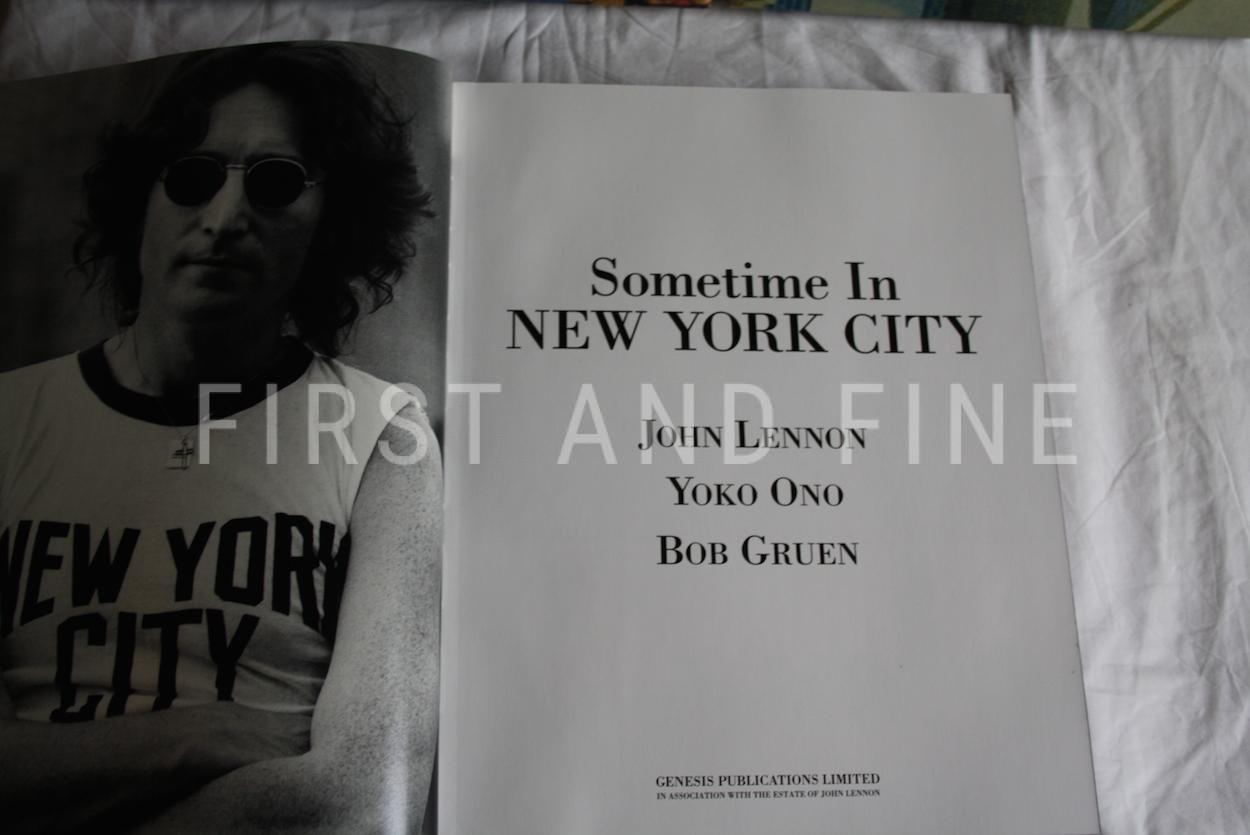 Ono, Yoko, Lennon, John & Gruen, Bob (1995) 'Sometime in New Yrok City', signed deluxe limited edition - Image 11
