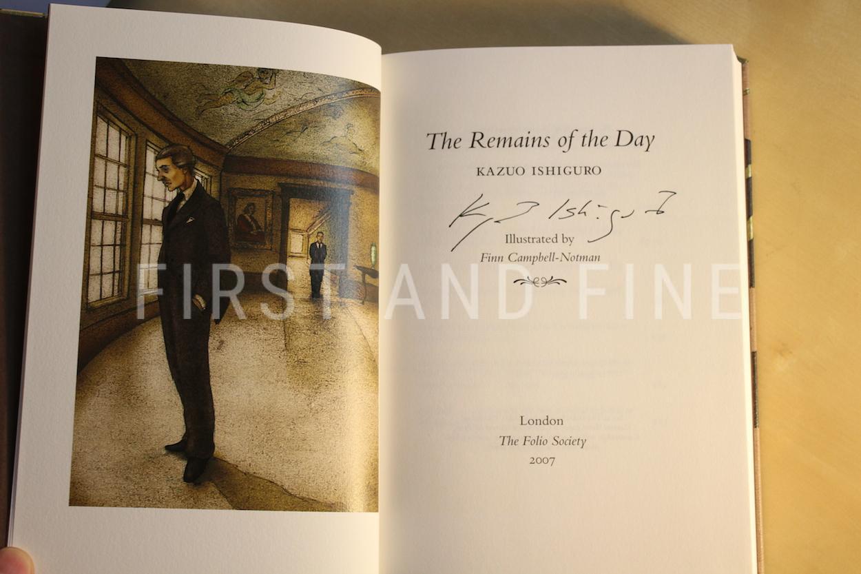 Ishiguro, Kazuo (2007) 'The Remains of the Day', Signed Folio Society edition - Image 2