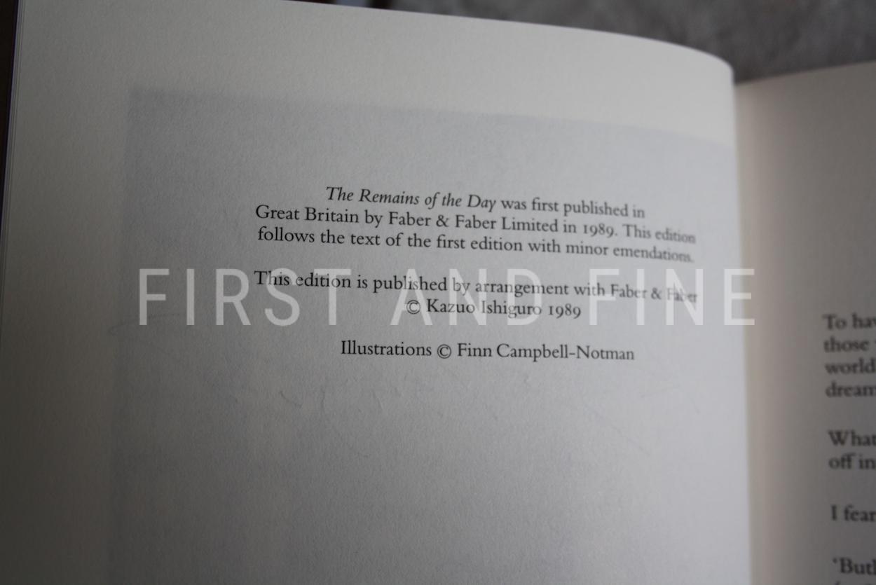 Ishiguro, Kazuo (2007) 'The Remains of the Day', Signed Folio Society edition - Image 3