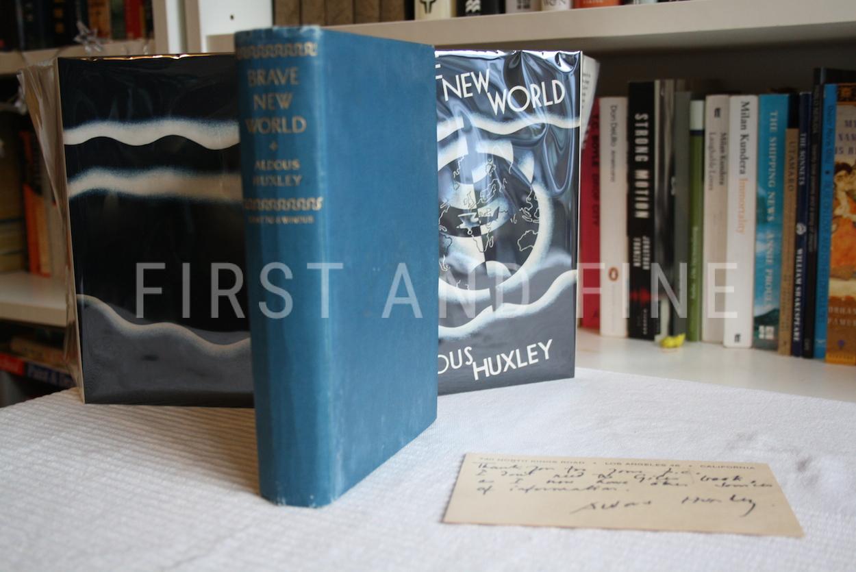Huxley, Aldous (1932) 'Brave New World', UK first edition with signed ephemera - Image 2