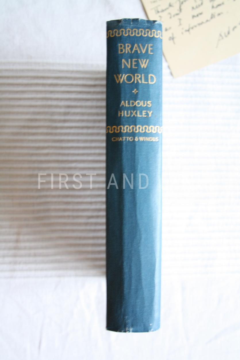Huxley, Aldous (1932) 'Brave New World', UK first edition with signed ephemera - Image 7