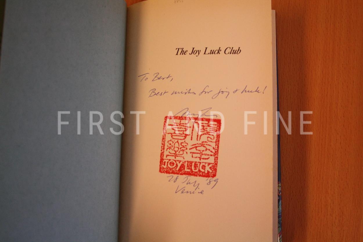 Tan, Amy (1989) 'The Joy Luck Club', signed first edition - Image 2