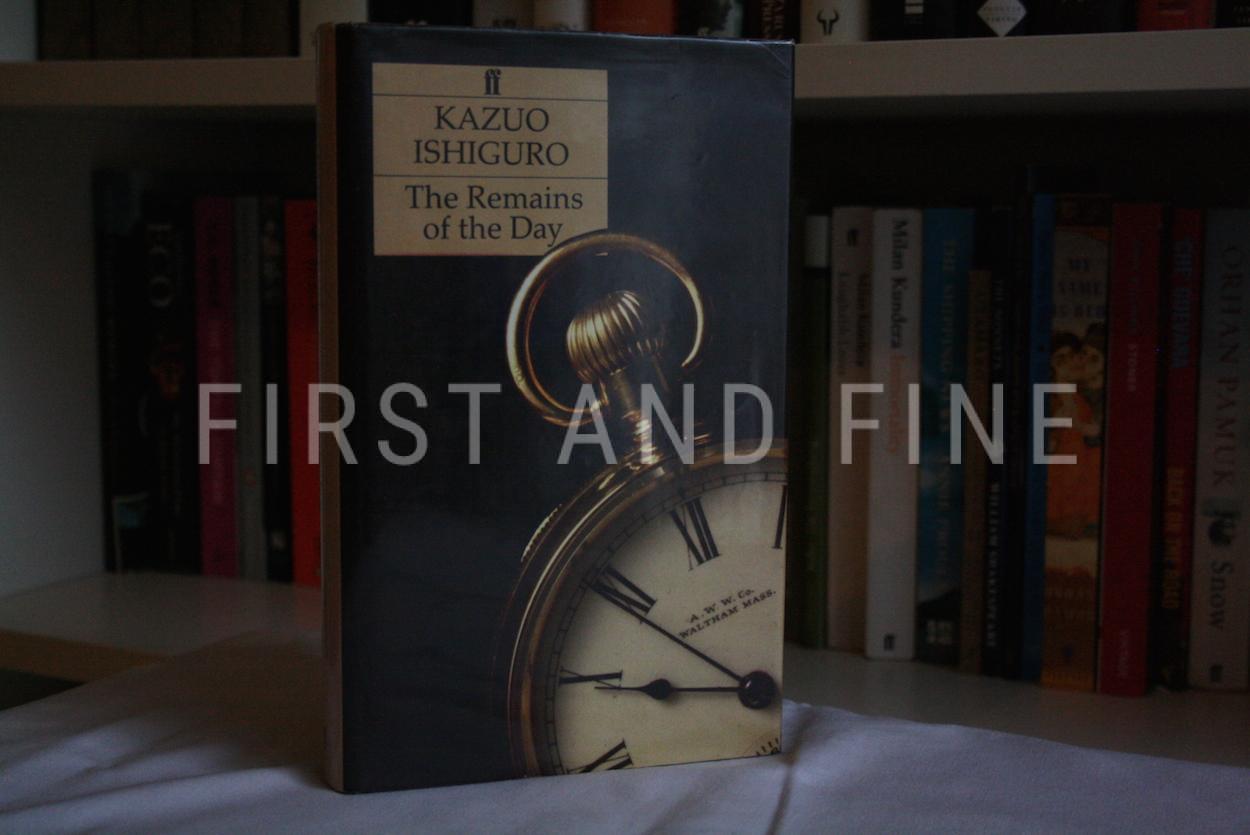 Ishiguro, Kazuo (1989) 'The Remains of the Day', signed first edition