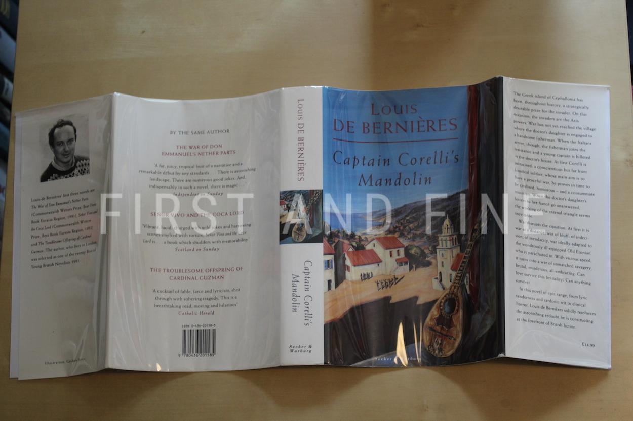 de Bernières, Louis (1994) 'Captain Corelli's Mandolin', signed first edition - Image 10