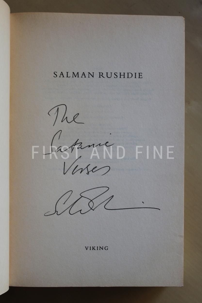 Rushdie, Salman (1988) 'The Satanic Verses', signed uncorrected proof copy - Image 2