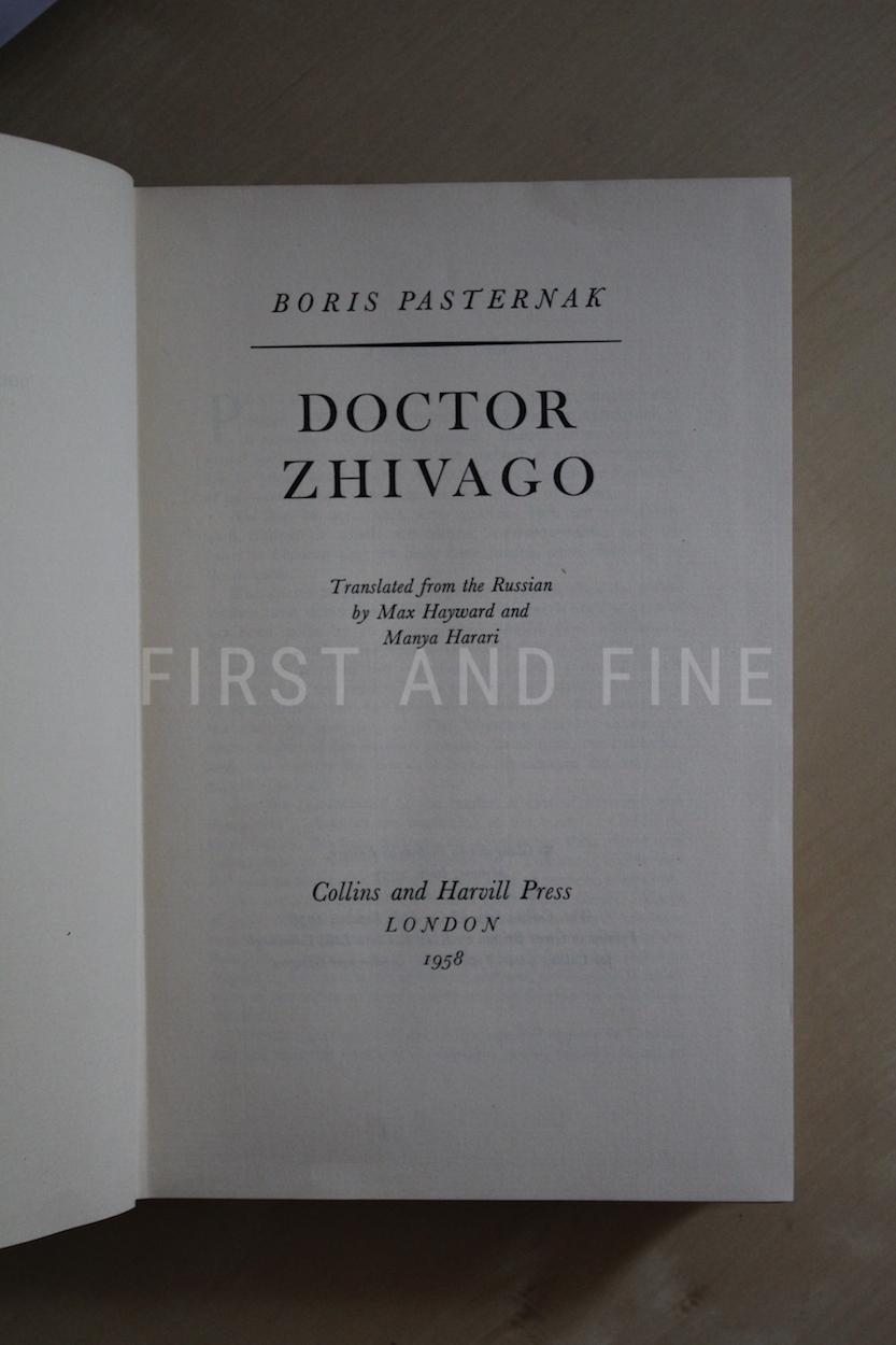 Pasternak, Boris (1958) 'Doctor Zhivago', UK first edition - Image 3