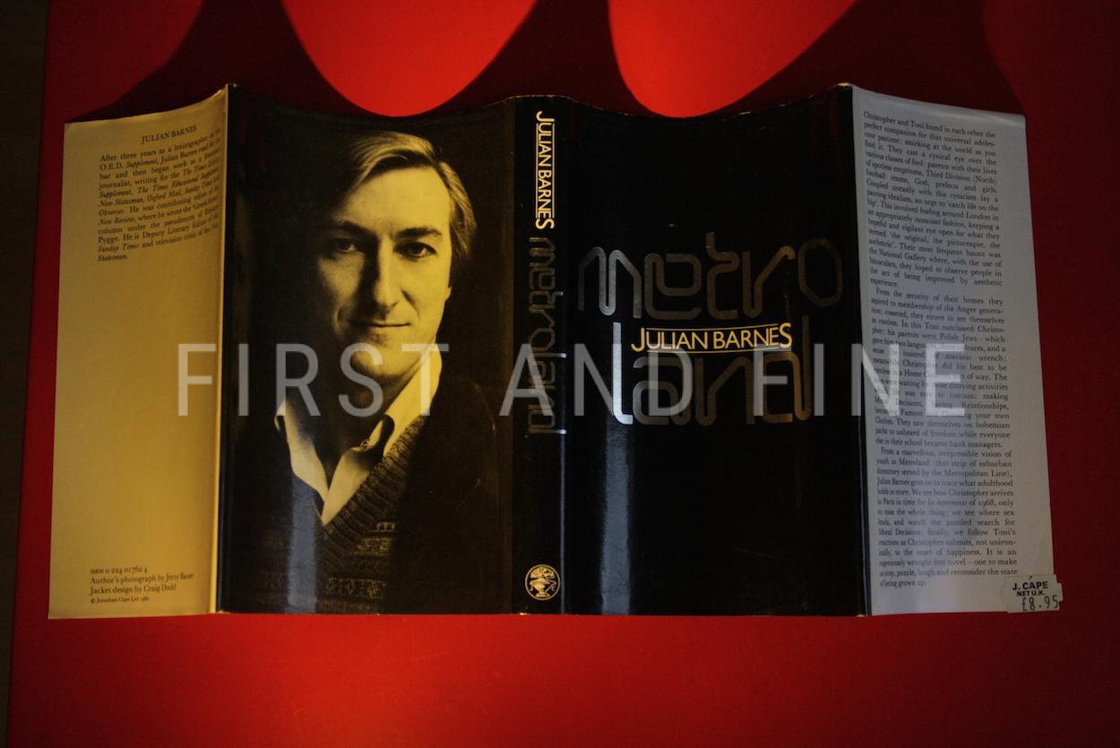 Barnes, Julian (1980) 'Metroland', signed first edition - Image 8