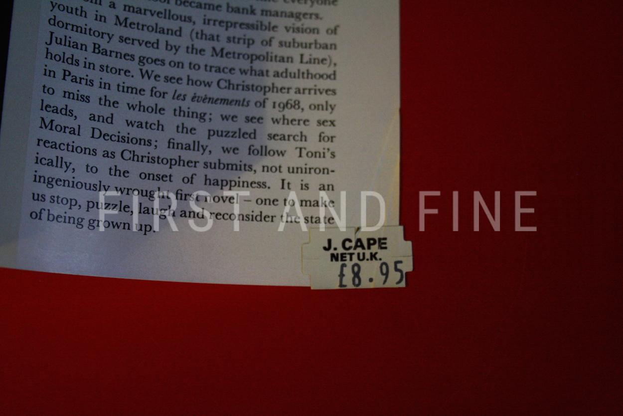 Barnes, Julian (1980) 'Metroland', signed first edition - Image 9