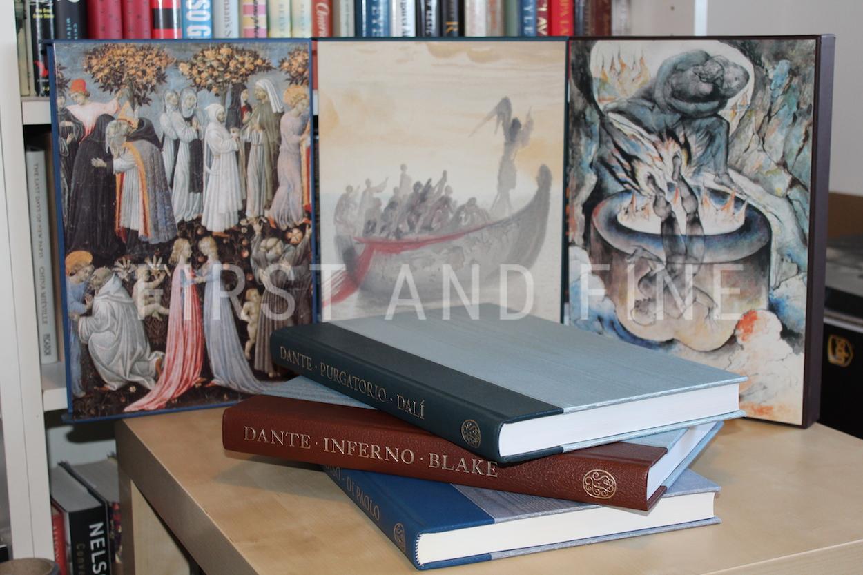 Dante, Aligieri (2004, 2007, 2009) 'Inferno'; 'Purgatorio'; 'Paradiso' (aka Divine Comedy), Folio Society fine set