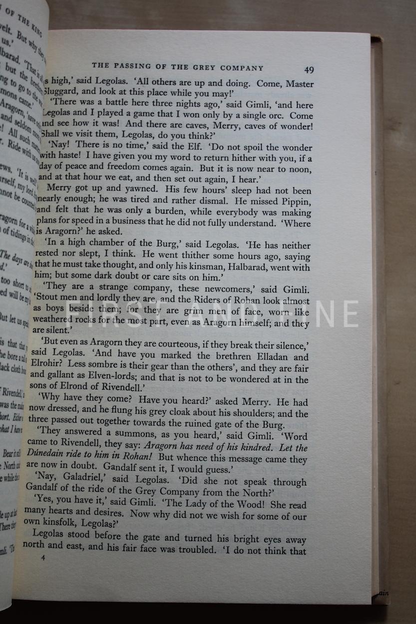 Tolkien, J.R.R. (1955 - 1956) 'The Lord of the Rings' trilogy, first editions 4/4/1 printings - Image 6
