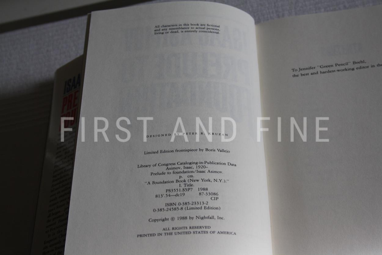 Asimov, Isaac (1988) 'Prelude to Foundation', signed US first edition - Image 3