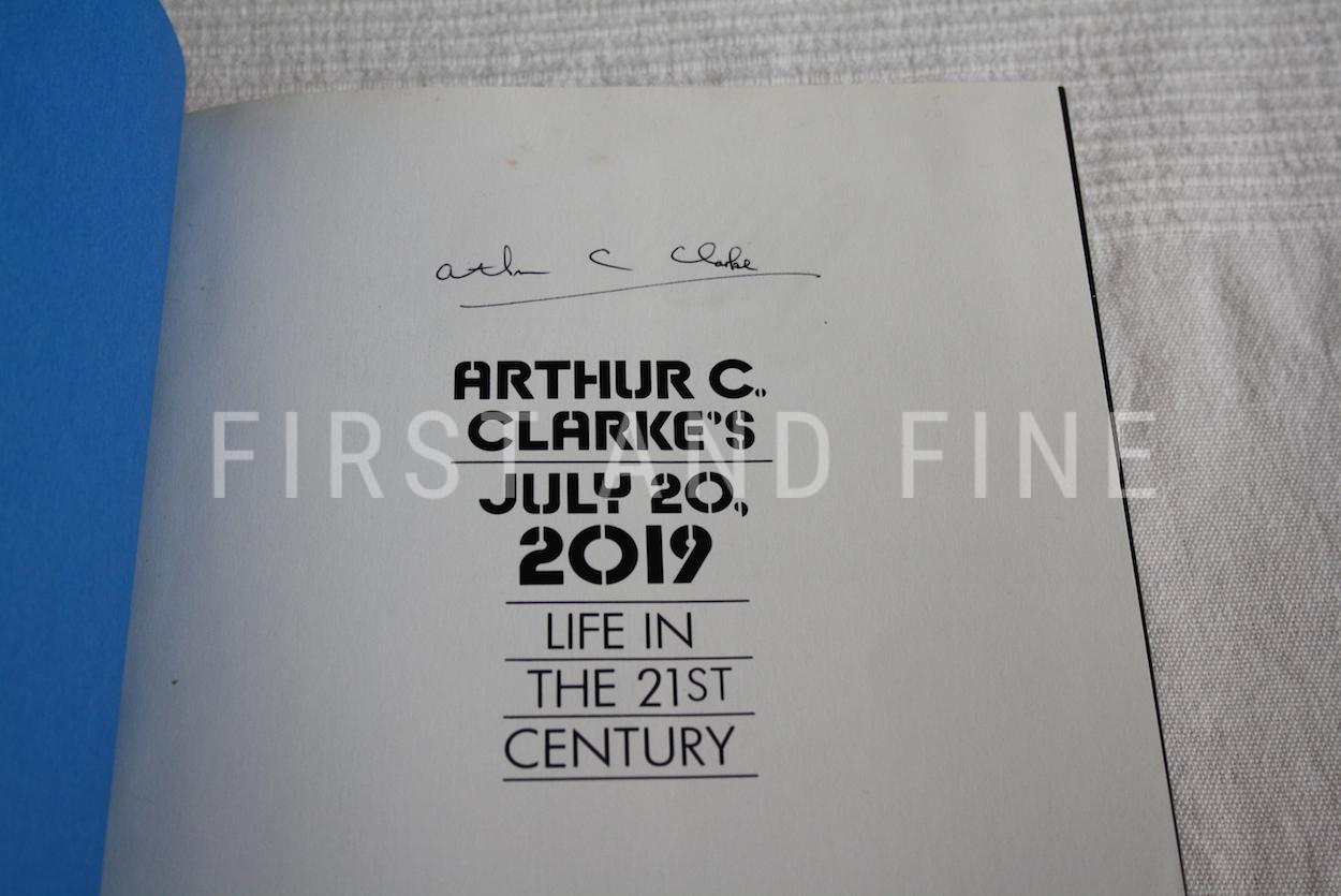 Clarke, Arthur C. (1986) 'July 20, 2019 - Life in the 21st Century', signed US first edition - Image 3