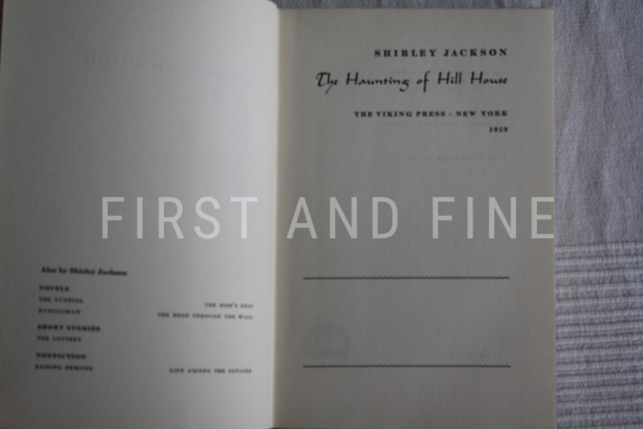 Jackson, Shirley (1959) 'The Haunting of Hill House', Signed first edition, second print - Image 5