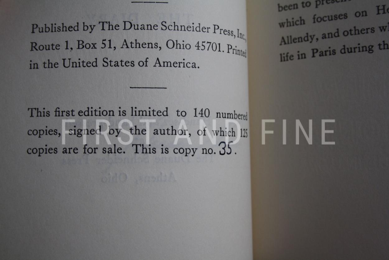 Nin, Anais (1968) 'Unpublished Selections from the Diary', signed limited edition - Image 3