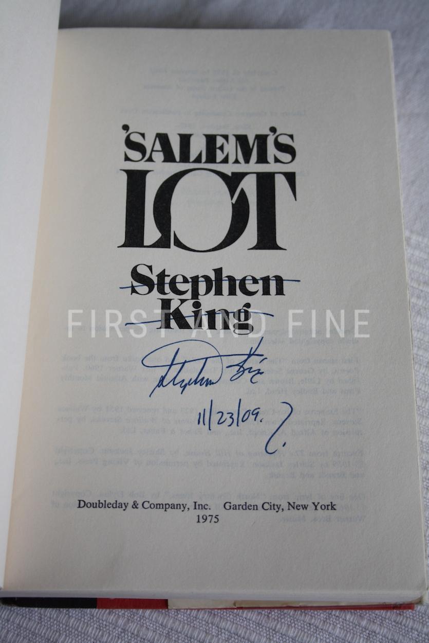 King, Stephen (1975) 'Salem's Lot', signed first edition - Image 2