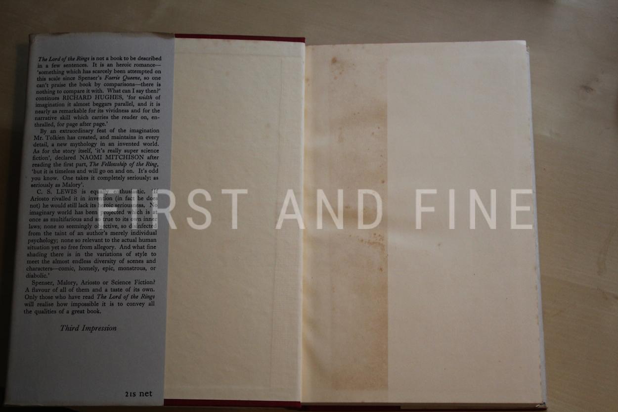 Tolkien, J.R.R. (1955 - 1956) 'The Lord of the Rings' trilogy, first editions 4/4/1 printings - Image 23