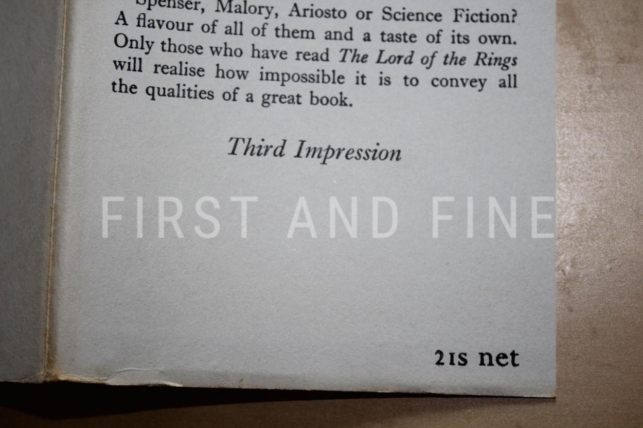 Tolkien, J.R.R. (1955 - 1956) 'The Lord of the Rings' trilogy, first editions 4/4/1 printings - Image 35