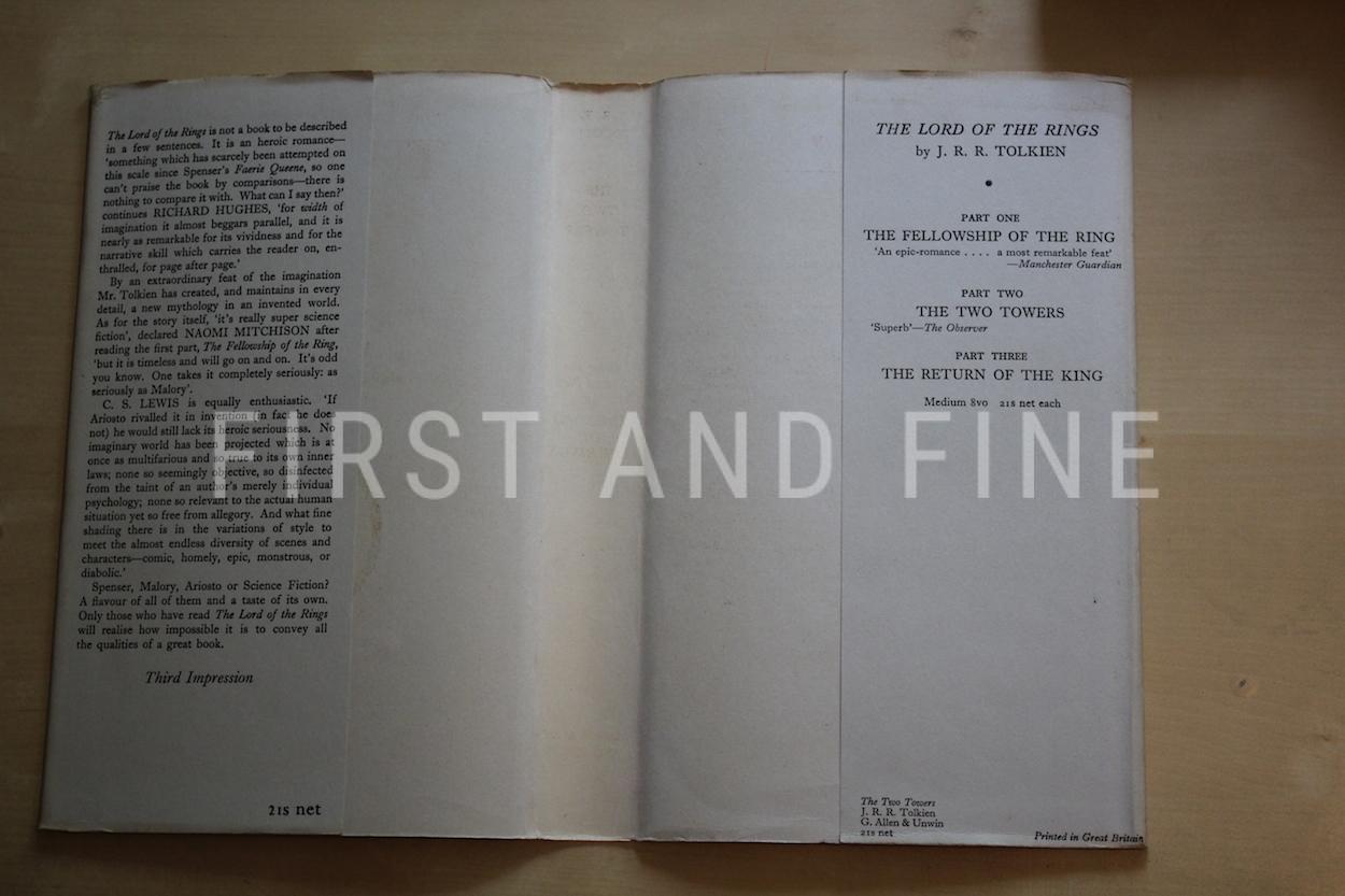 Tolkien, J.R.R. (1955 - 1956) 'The Lord of the Rings' trilogy, first editions 4/4/1 printings - Image 34