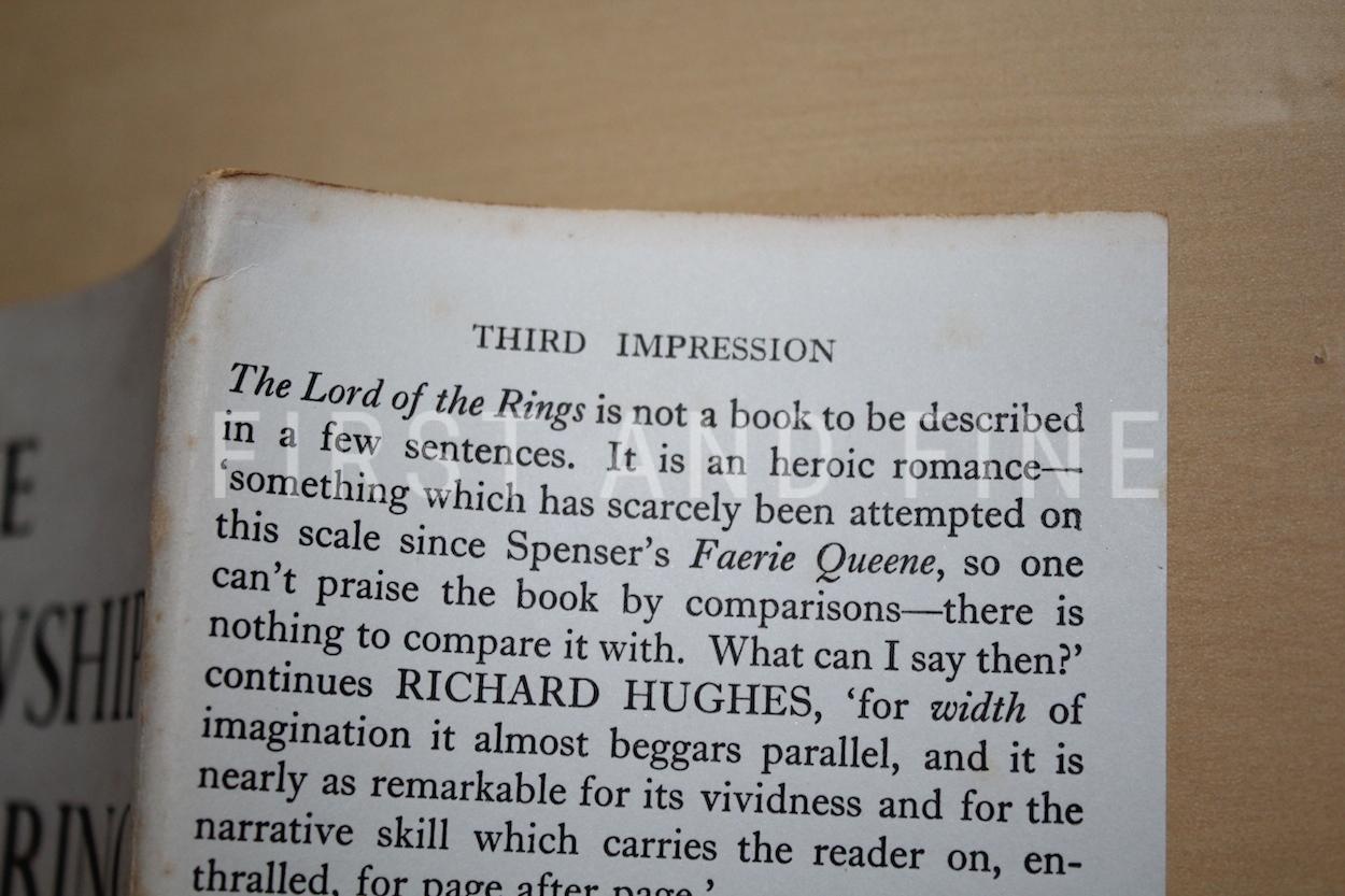 Tolkien, J.R.R. (1955 - 1956) 'The Lord of the Rings' trilogy, first editions 4/4/1 printings - Image 20