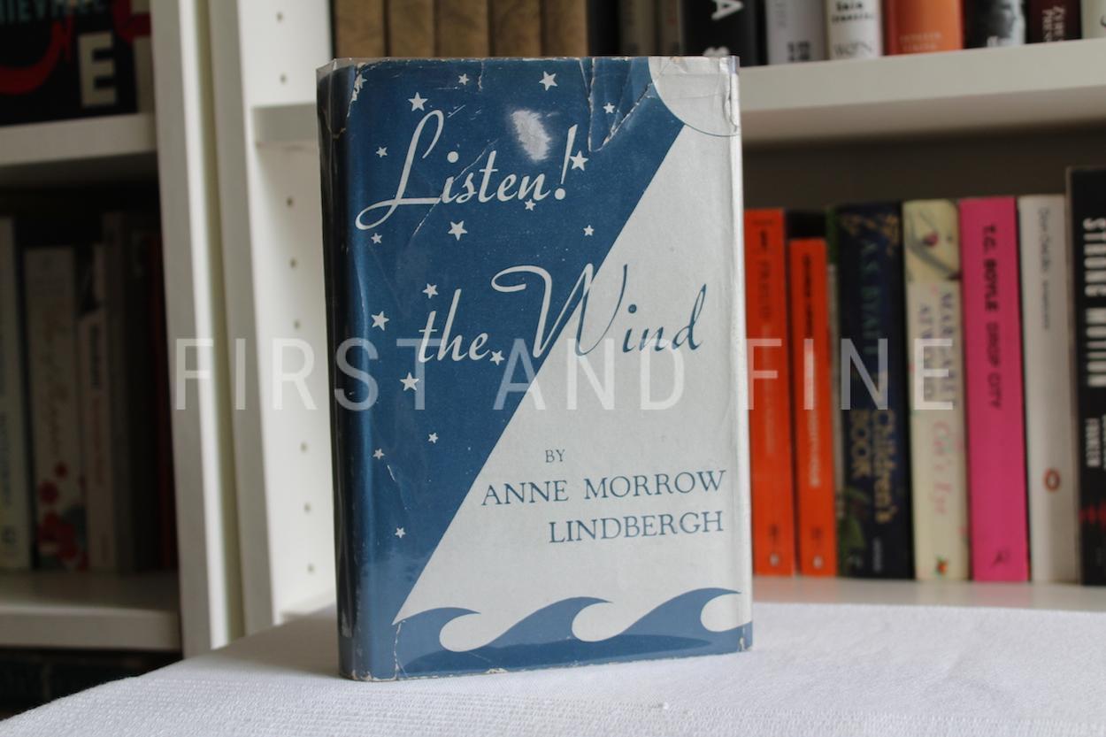 Morrow Lindbergh, Anne & Lindbergh, Charles (1938) 'Listen! The Wind', double signed UK first edition