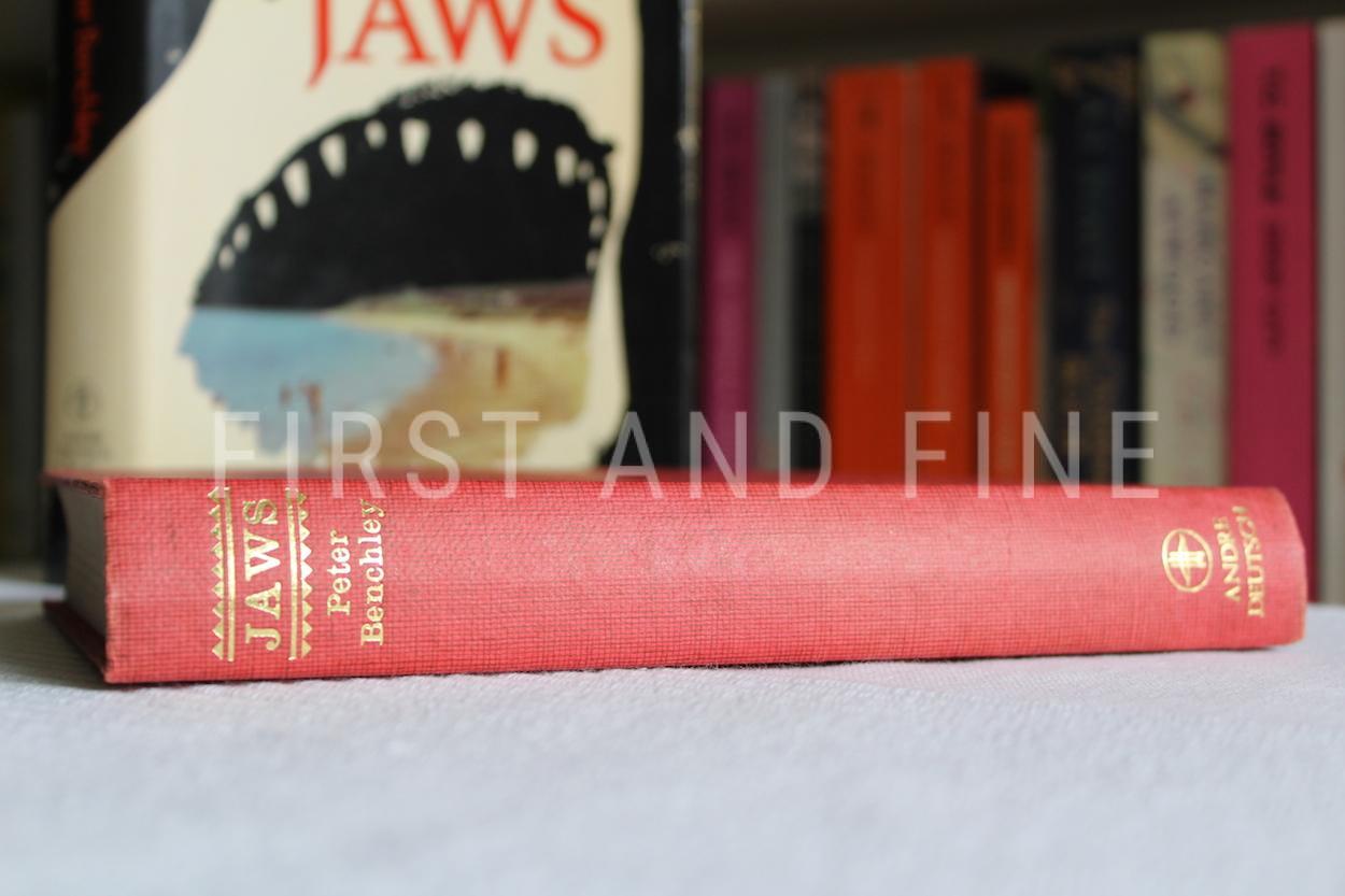 Benchley, Peter (1974) 'Jaws', UK first edition, with hand signed signature and shark sketch - Image 7