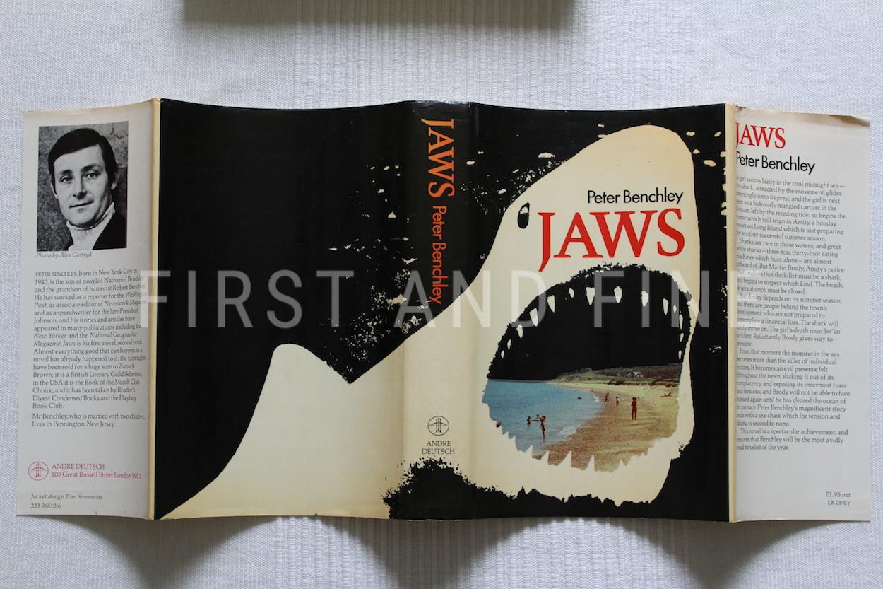 Benchley, Peter (1974) 'Jaws', UK first edition, with hand signed signature and shark sketch - Image 11