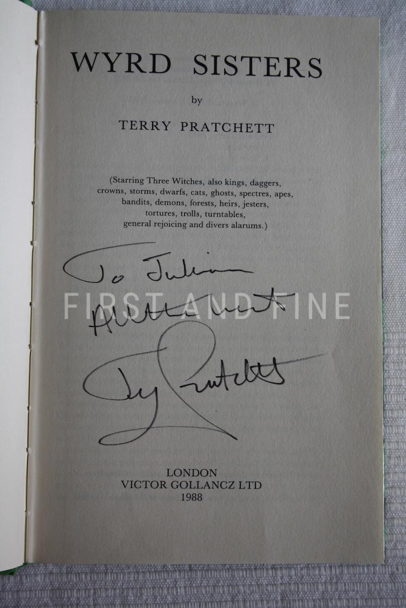 Pratchett, Terry (1988) 'Wyrd Sisters', signed first edition - Image 2