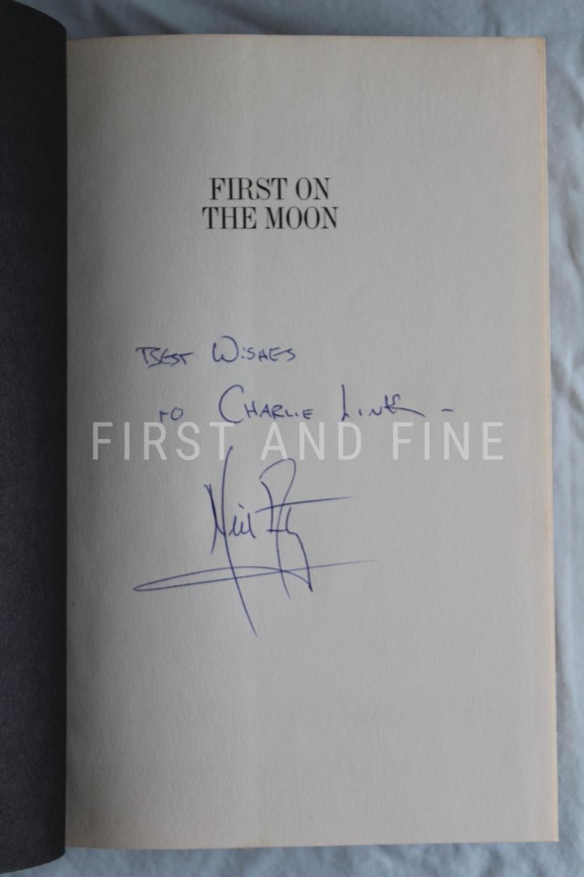 Armstong, Neil et al. (1970) 'First on the Moon', US first edition, signed by Neil Armstrong! Includes bookplate signed by Buzz Aldrin - Image 2