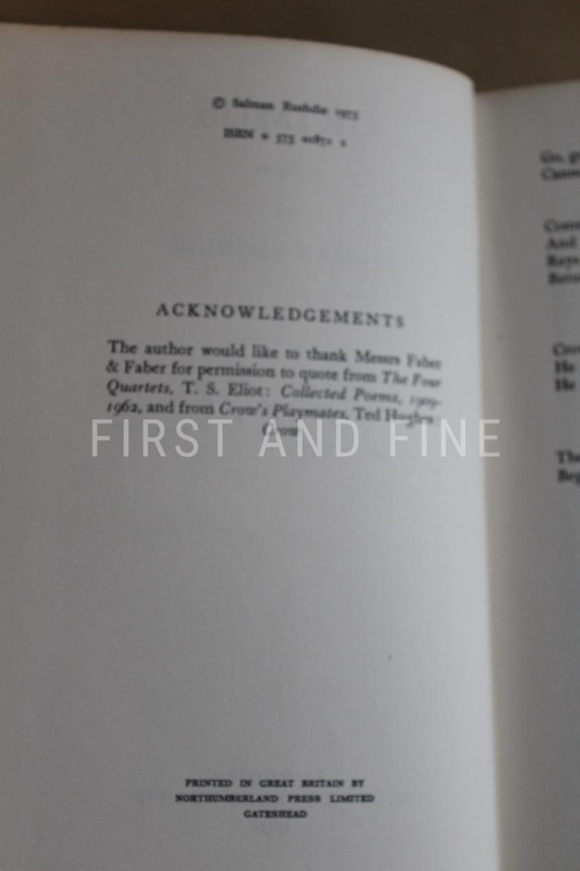 Rushdie, Salman (1975) 'Grimus', signed first edition - Image 3