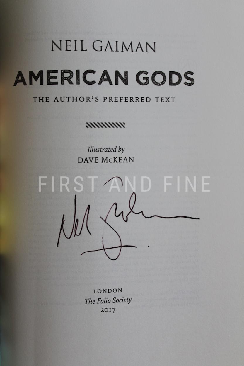 Gaiman, Neil (2017) 'American Gods', Folio Society edition, signed by Gaiman - Image 8