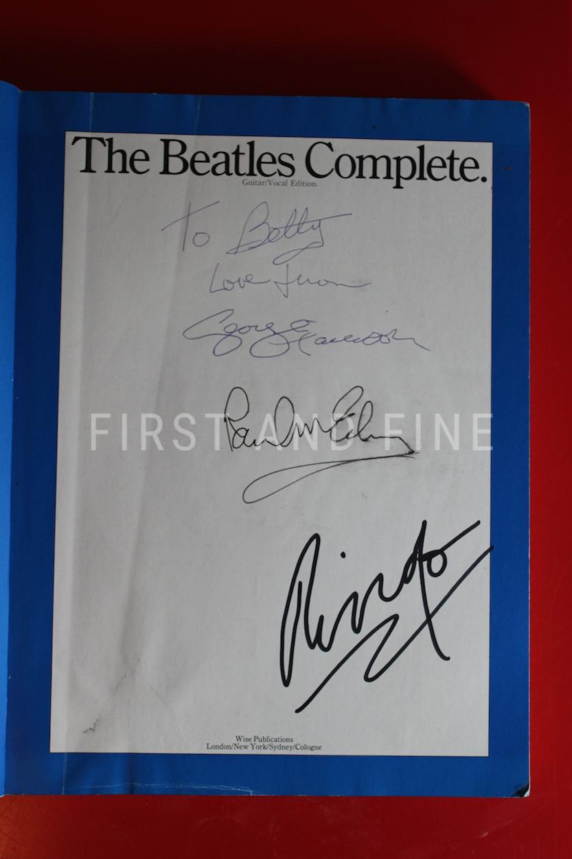 The Beatles (1983) 'The Beatles Complete', Guitar/ Vocal Edition, SIGNED by George Harrison, Paul McCartney and Ringo Starr - Image 2