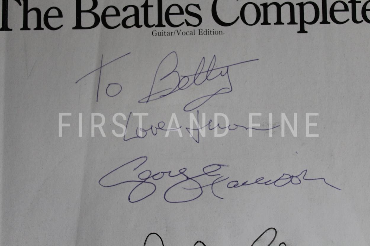 The Beatles (1983) 'The Beatles Complete', Guitar/ Vocal Edition, SIGNED by George Harrison, Paul McCartney and Ringo Starr - Image 3