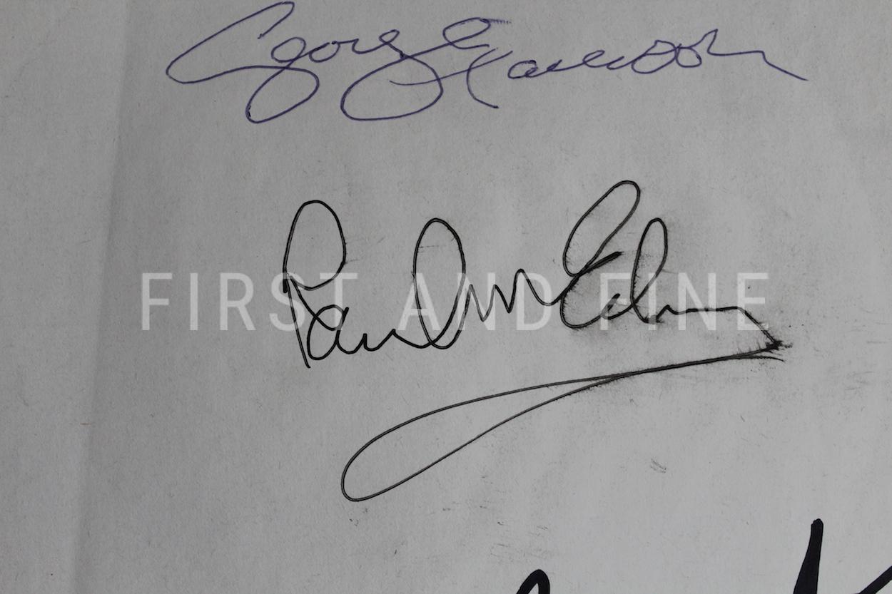 The Beatles (1983) 'The Beatles Complete', Guitar/ Vocal Edition, SIGNED by George Harrison, Paul McCartney and Ringo Starr - Image 4