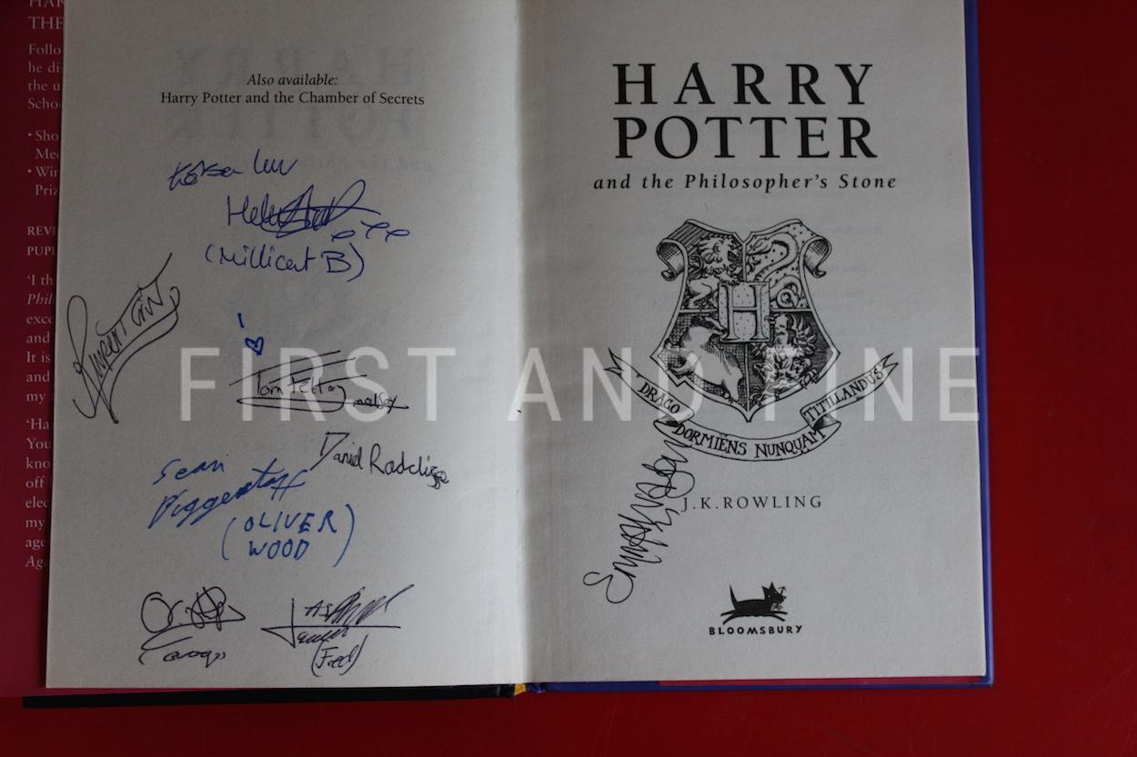 Rowling, J.K. (1997) 'Harry Potter and the Philosopher's Stone', signed by the major film cast - Image 2