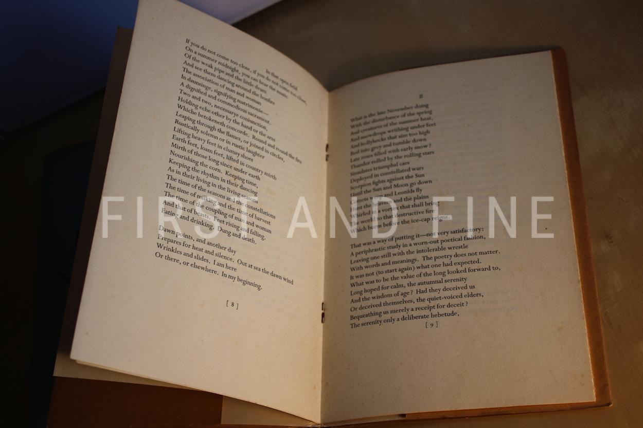 Eliot, T.S. (1940-1942) 'Four Quartets', UK first edition set - Image 13