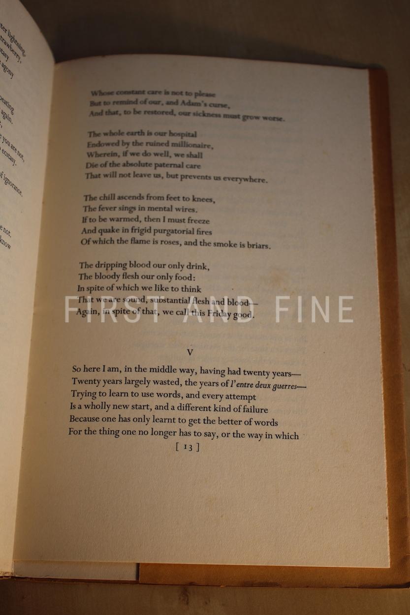 Eliot, T.S. (1940-1942) 'Four Quartets', UK first edition set - Image 14