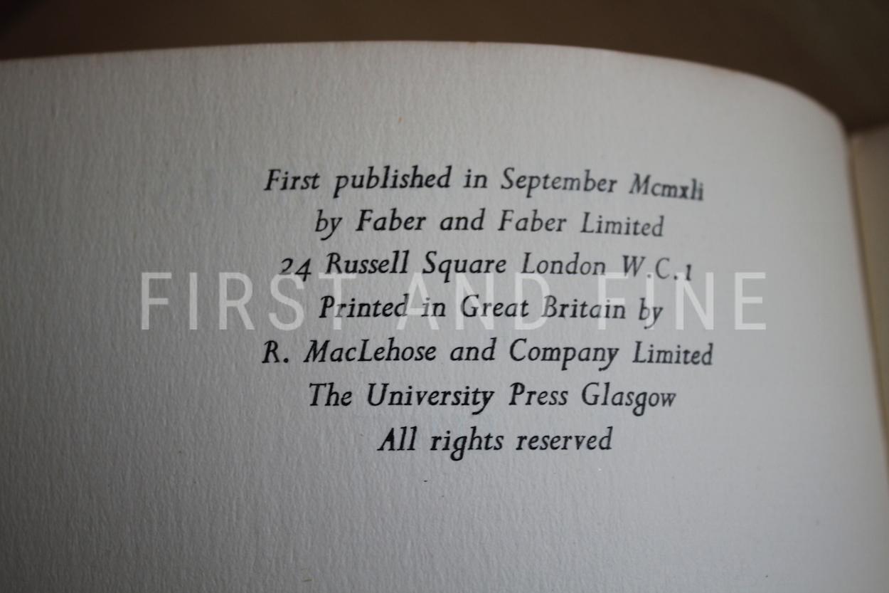 Eliot, T.S. (1940-1942) 'Four Quartets', UK first edition set - Image 7