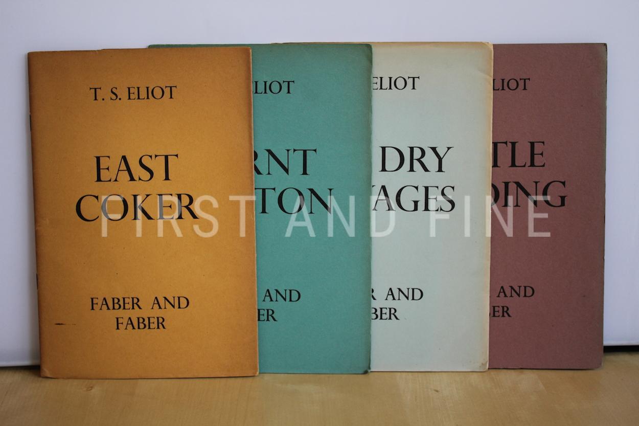 Eliot, T.S. (1940-1942) 'Four Quartets', UK first edition set