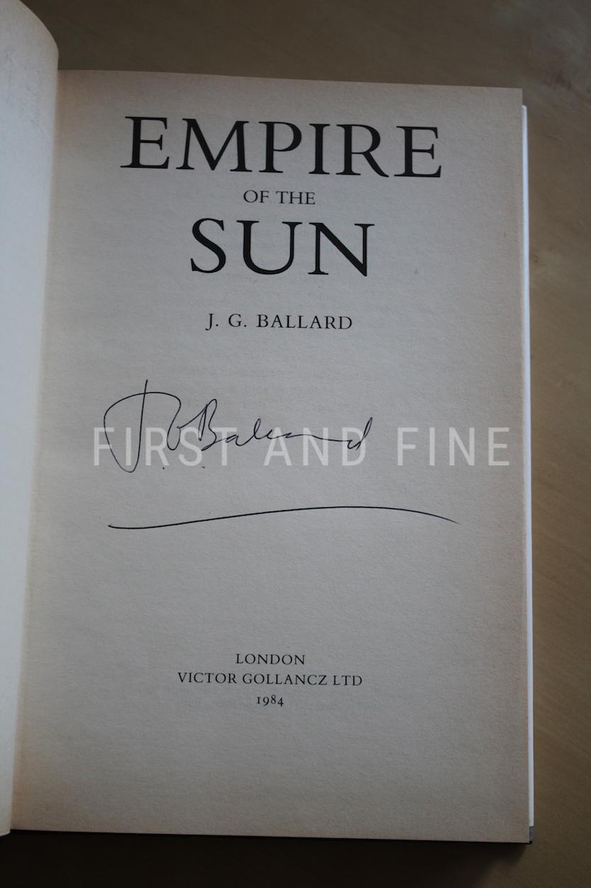 Ballard, J.G. (1984) 'Empire of the Sun', signed first edition - Image 2