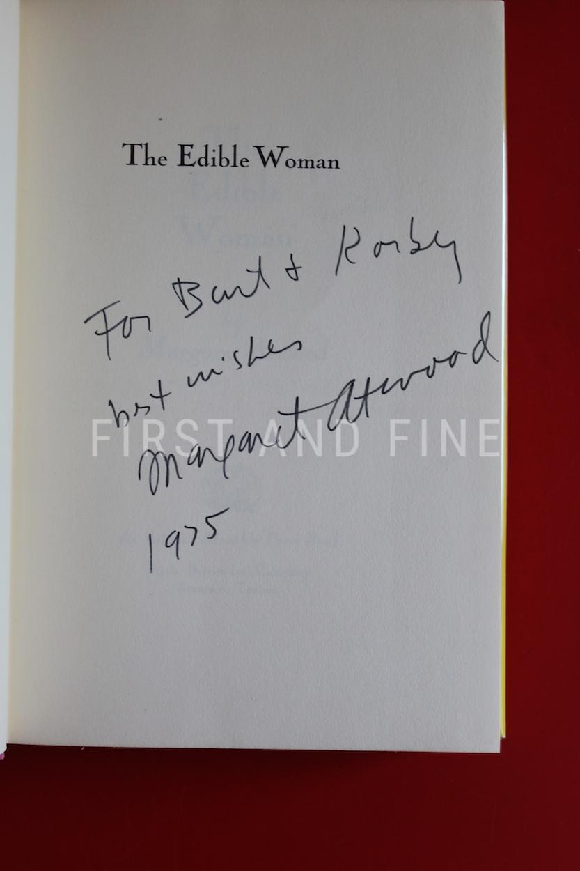 Atwood, Margaret (1969) 'The Edible Woman', signed US first edition - Image 3