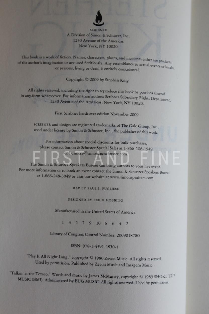 King, Stephen (2009) 'Under the Dome', signed first edition - Image 3