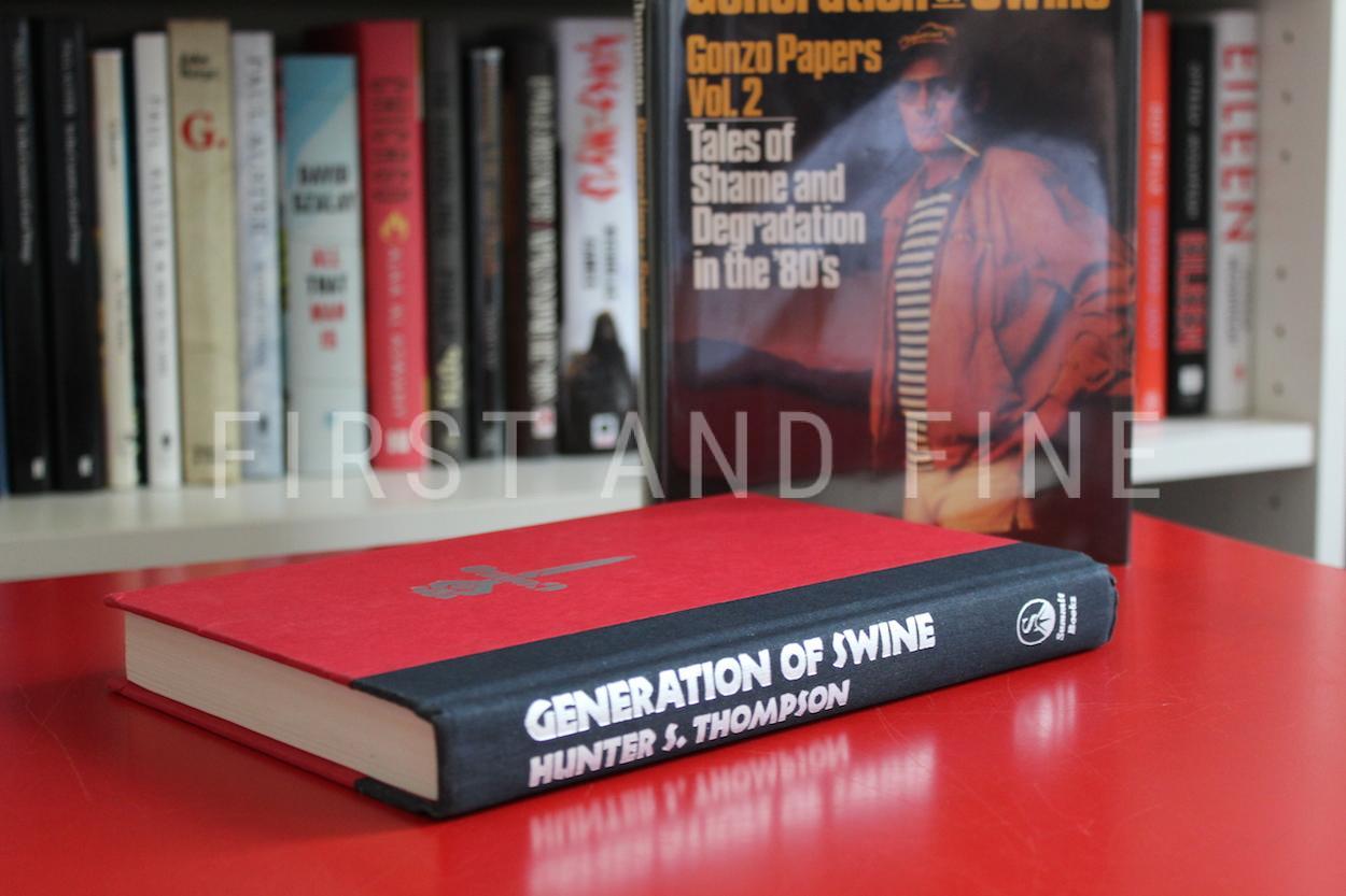 Thompson, Hunter S. (1988) 'Generation of Swine - Tales of Shame and Degredation in the 80s', signed first edition - Image 5