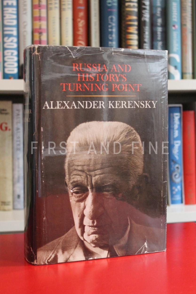 Kerensky, Alexander (1965) 'Russia and History's Turning Point', signed first edition