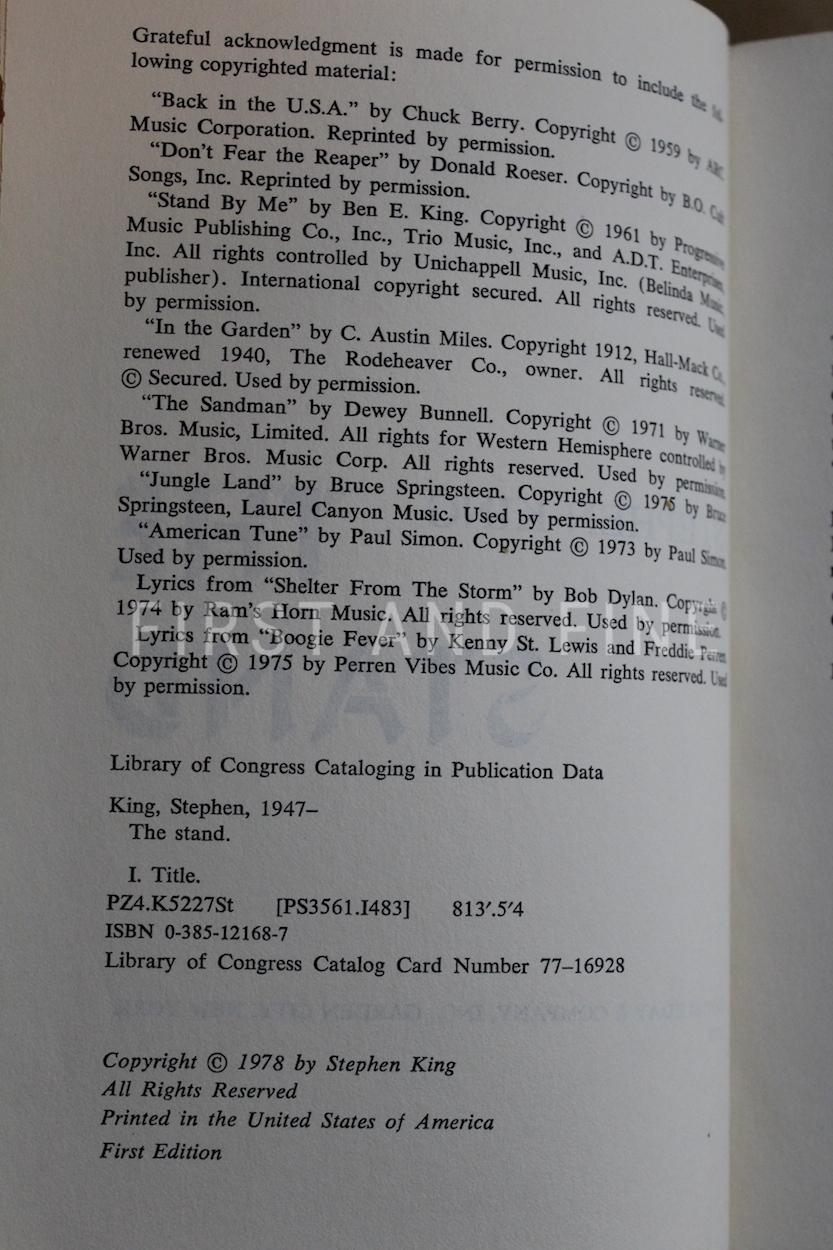 King, Stephen (1978) 'The Stand', signed first edition - Image 4